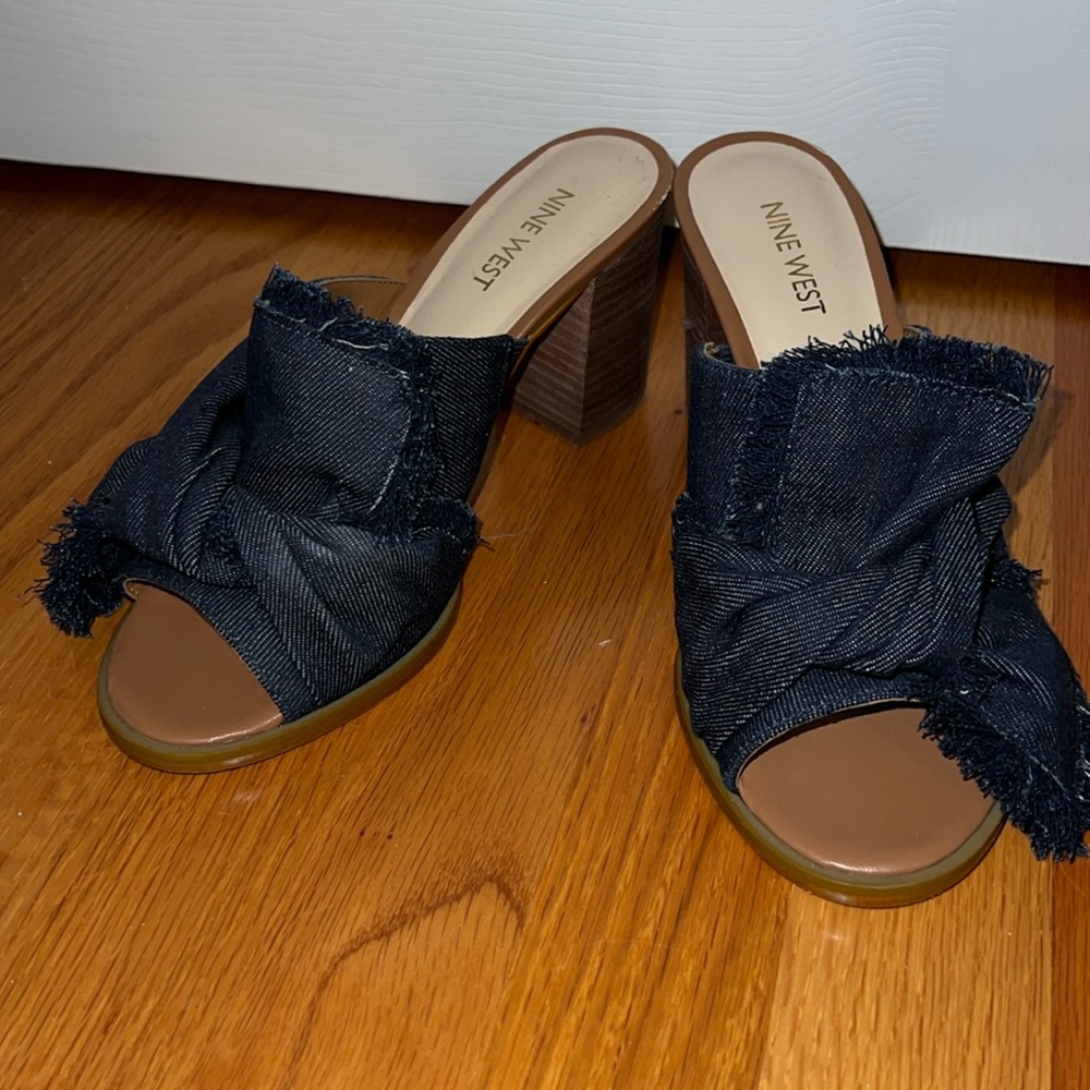 Nine West Denim Heel - Size 7